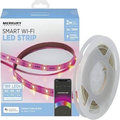 MERKURY INNOVATIONS - Luces de Tira Led Inteligentes con Wi-Fi 2 Metros