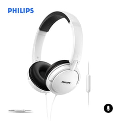 PHILIPS - Audífonos Extra Bass Con Micrófono SHL5005 Blanco