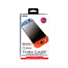 NYKO - Estuche Thin Case Nintendo Switch Oled Red Blue