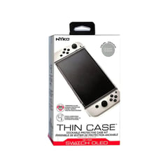 NYKO - Estuche Thin Case Nintendo Switch Oled Clear Clear