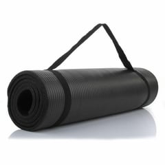 GENERICO - Mat Yoga Colchoneta 15MM Color Negro