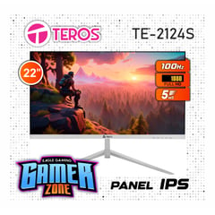 TEROS GAMING - Monitor Teros TE-2124S 22 PUL IPS 1920x1080 FHD 100HZ HDMI