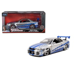 JADA TOYS - NISSAN SKYLINE GTR R34 RAPIDOS Y FURIOSOS ESCALA 124 METAL