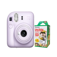 FUJIFILM - Camara Instax Mini 12 Lila+Pack de Pelicula x20.