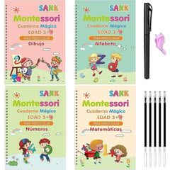 GENERICO - CUADERNO DE CALIGRAFÌA MONTESSORI REUTILIZABLE