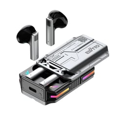 EWTTO - Audífonos Gamer Bluetooth Caja Metálica Deslizante RGB Y Sonido