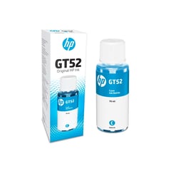 HP - Botella de Tinta GT52 Cyan 70ml Original