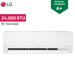 LG - Aire Acondicionado 24 000 BTU DualCool Inverter /Frío- Calor