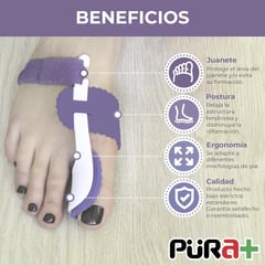 PURAMAS - CORRECTOR DE JUANETE FERULA HALLUX VALGUS NOCTURNO