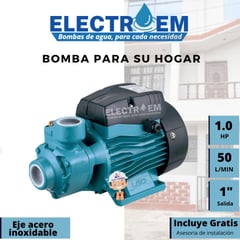 LEO - BOMBA PERIFERICA DE PRESION 1.0HP- 50L/MIN HASTA 5 PISOS