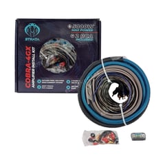 STRATA - Kit Cables Instalacion Amplificador 5000w COBRA-4GX.