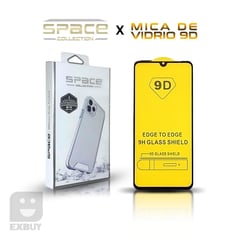 GENERICO - Case Space para Samsung Galaxy S20 Fe y Mica de celular 9D 21D