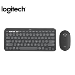 LOGITECH - Combo Teclado +Mouse Logitech Pebble 2 K380s + M350s  Wirelless Negro