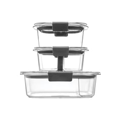 RUBBERMAID - Set Hermeticos Brilliance Tritan 10 piezas