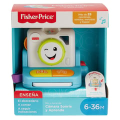 FISHER PRICE - Cámara Sonríe y Aprende 25 Sonidos