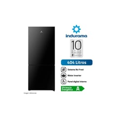 INDURAMA - REFRIGERADORA 404LT RI-698N NO FROST NEGRO