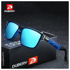 DUBERY - Lentes de Sol Sport - Polarizados - UV400 - Azul