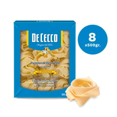 DE CECCO - Pack - Pappardelle Nidi Semola 500g x 8