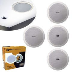 GENERICO - Parlante ambiental de 30w para techo, Set de 4 parlantes Voyz