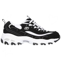 SKECHERS - Zapatilla D´Lites-Biggest Fan Negro Blanco para Mujer