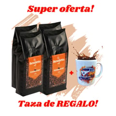 GENERICO - Café Benedetto 4Pack molido + TAZA DE REGALO