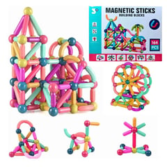 GENERICO - Juego De Bloques De Construccion Magneticos 164 Pcs Niños