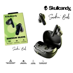 SKULLCANDY - Smokin Buds Audifonos Bluetooth True Wireless Black -No Jib