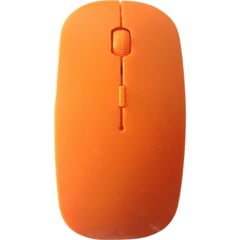 GENERICO - Mouse Inalámbrico Slim 4D Grande Standard - Naranja