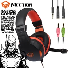 MEETION - Audifonos Gamer HP010 3D CVC Xbox PS Smartphone Tablet PC