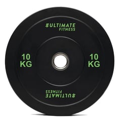 ULTIMATE FITNESS - Disco Olímpico Bumper 10 kg