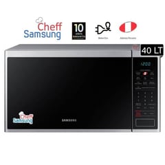 SAMSUNG - Horno Microondas 40Lt MS40J5133AT - Plateado con dorador