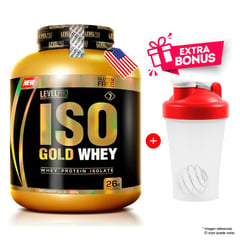 LEVEL PRO - PROTEÍNA ISOLATADA ISO GOLD WHEY 3KG CHOCOLATE