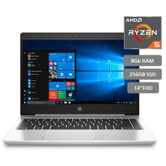 HP - Laptop Probook 445 G7, R5-4500U, 8GB RAM, 256GB SSD, Pantalla 14" FHD, Win10 Pro (153N9LT)