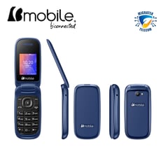 BMOBILE - Teléfono Movil C216 2G Dual SIM Radio FM - Color Azul
