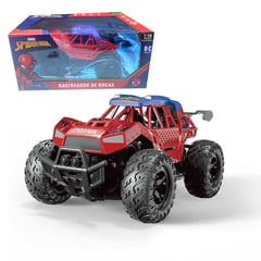 MARVEL - Juguete Carro Rastreador de Rocas SPIDER-MAN con Control