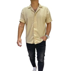 TIANU - Camisa Manga Corta Hombre