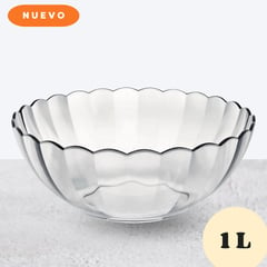 MARINEX - Bowl Transparente de Vidrio 1 Lt -