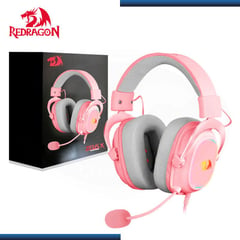 REDRAGON - Auriculares Zeus X RGB H510P-RGB ROSADO