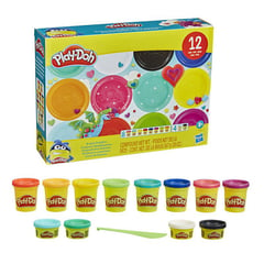 Plastilina Play-Doh Brillantes Creaciones 12 Potes