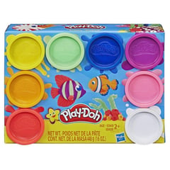 Plastilina Play-Doh Pack x8 Potes de 2 oz (448 gr)