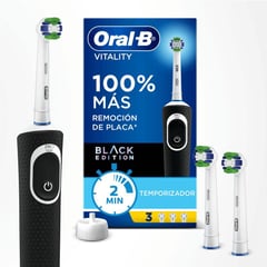 ORAL B - Kit Cepillo Eléctrico Oral-B Vitality 100 + 3 Cabezales