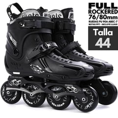 SLM - Patines Freestyle Full Rockered Skates - BK - Talla 44