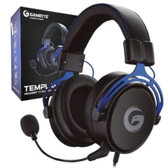 GAMBYTE - AUDIFONO CON MICROFONO GAMER TEMPLAR 7.1 LED BMBH439AD AZUL