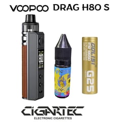 VOOPOO - VAPER DRAG H80S MAS BATERIA 18650 MAS LIQUIDO