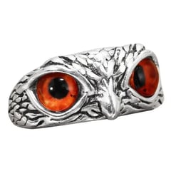 GENERICO - Anillo búho regulable unisex vintage