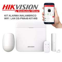 HIKVISION - KIT ALARMA WIFI INALAMBRICO DS-PWA48-KIT-WB 48 ZONAS