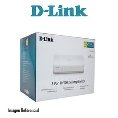 D LINK - SWITCH D-LINK 8 PUERTOS 10/100 P/N: DES-1008A