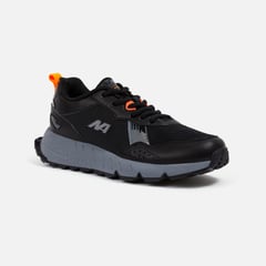 NEW ATHLETIC - ZAPATILLAS RUNNING TRUIDENT55 NEGRO CON NARANJA PARA MUJER