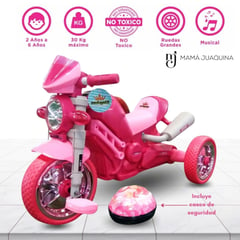 KINGDOM - Trimoto a Pedal para Niños Musical «MAGICAL» Pink