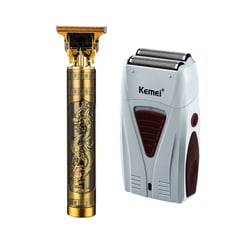 KEMEI - Afeitadora Recargable y Afeitadora Hair Clipper